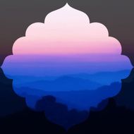 Sunrise in the mountains landscape N3