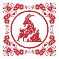 Goat papercut N2