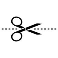 vector scissors icon