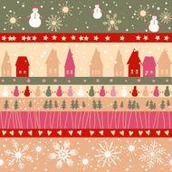 Seamless Christmas pattern N76
