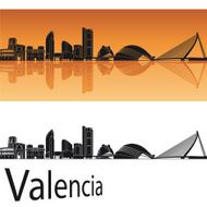 Valencia skyline