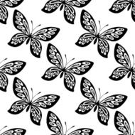 Butterfly seamless pattern N32