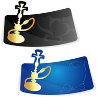 advertising sticker for hookah