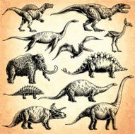 Dinosaurs set N2