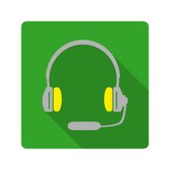 Headphones with microphone icon N2