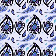 Beautiful peacock Feathers Seamless background N11