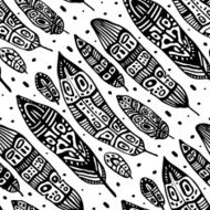 Vintage Feathers Seamless background N14