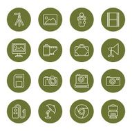 Photography Icons - Light Circle N2