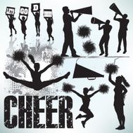 Cheerleading Cheerleaders Sports Set