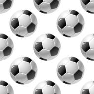 Football or soccer ball seamless pattern N2