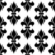 Fleur-de-lys seamless pattern