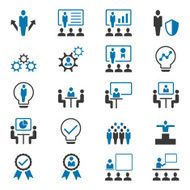 Business and management icon set N4