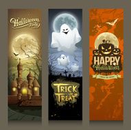 Happy Halloween day collections banner