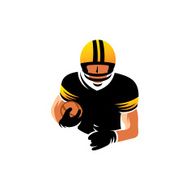 American football vector sign N3