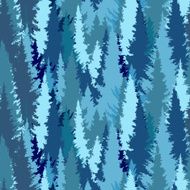 winter fir seamless pattern