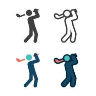 Golf Swing Icon