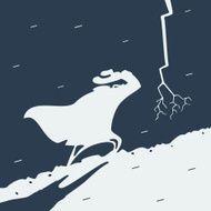 People and bad weather