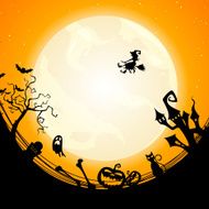 Vector Halloween Background N80