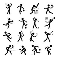 Sport Pictogram Icon Set 01