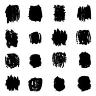 Ink splatters Grunge design elements collection N6