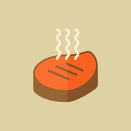 Meat Food Flat Icon N4