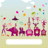 colorful circus carnival