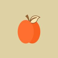 Plum Food Flat Icon