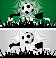 Background with Soccer ball
