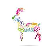 Goat abstract isolated on a white backgrounds vector illustration N9