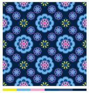 Seamless wallpaper patterns - floral series N14