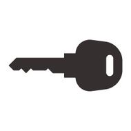 Car key symbol