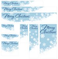 Snowflakes Christmas Web Banners