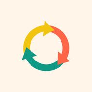 Recycle Flat Icon N3