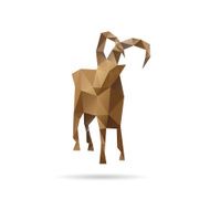 Goat abstract isolated on a white backgrounds vector illustration N10