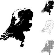 Netherlands Map N8