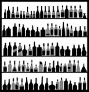 alcohol bottles on the wall N2