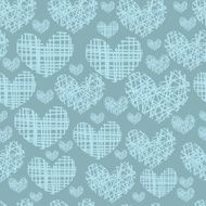 Seamless pattern with hearts N129