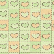 Seamless pattern with patchwork