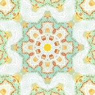 Seamless decorative pattern in arabic style N9