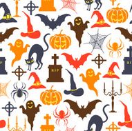 Seamless halloween background N11