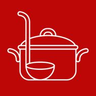 Cooking pot and ladle N2