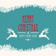 merry christmas snowy background