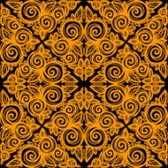 Abstract floral seamless pattern N43