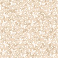 Seamless beige floral pattern Vector illustration N2