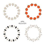 Happy Halloween Vector illustration Background N2
