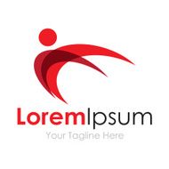 Take flight success story element icon logo for business