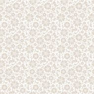 Beige seamless floral pattern Vector illustration