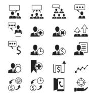 Business and presentation icons N6