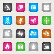 Multicolor Icons - Energy Sources