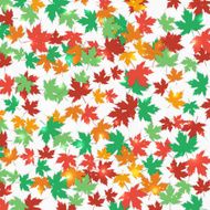 Frame fallen maple leaves Autumn color background Vector illustration N2